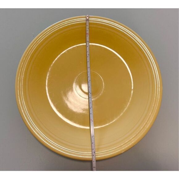 Vintage Fiesta By Homer Laughlin Yellow 10 1/2" Dinner Plate Set Of 2 - Picture 6 of 8